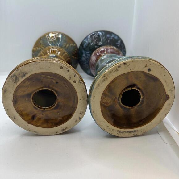 ROSENTHAL NETTER Inspired CERAMIC CANDLE HOLDERS Vintage - Picture 3 of 4